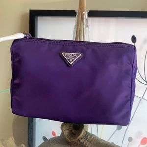 Prada nylon cosmetic bag